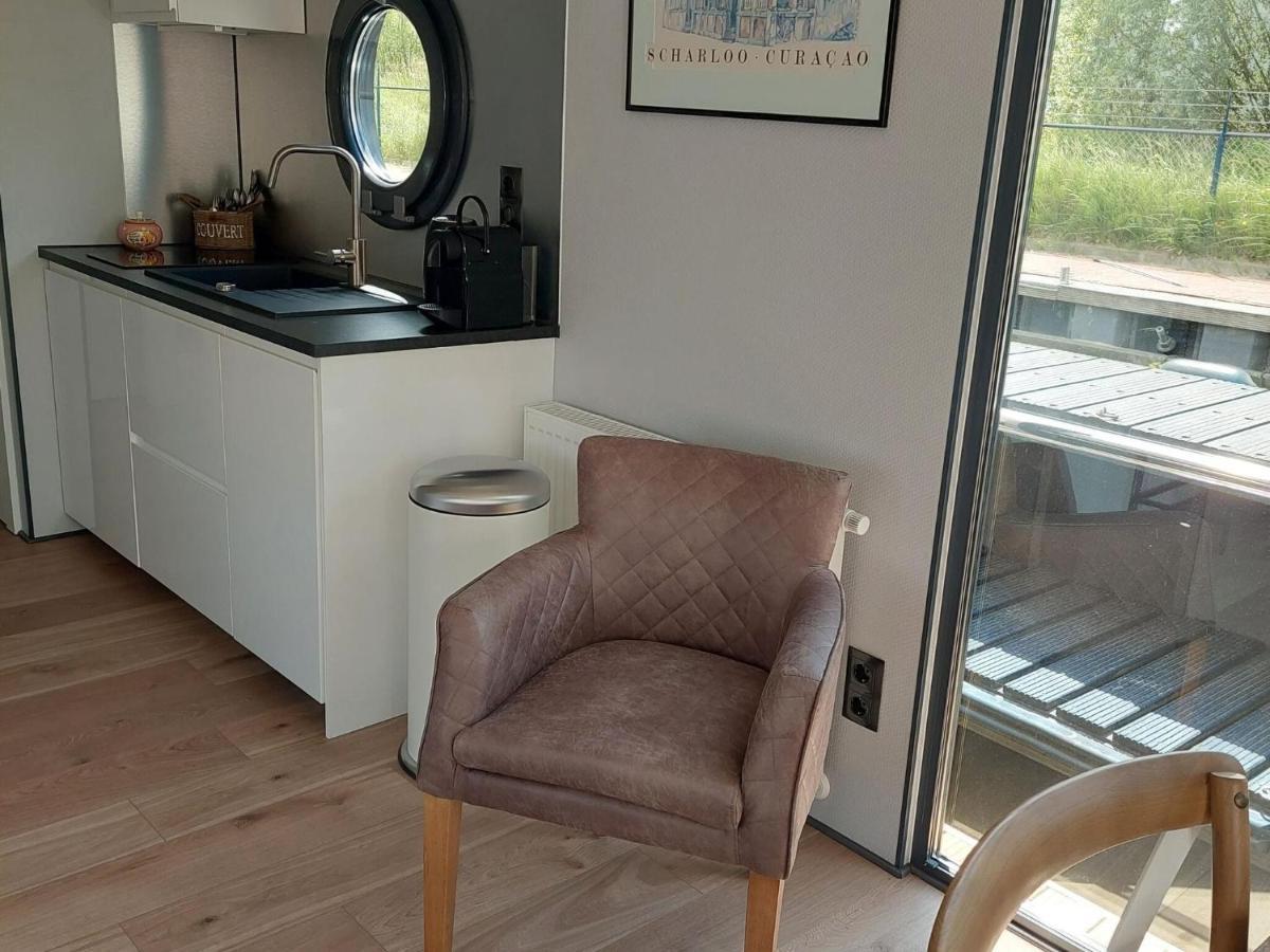 Hotel Luxury Houseboat In Volendam Marina Exterior foto